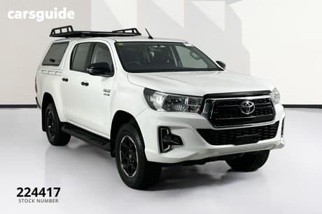 White 2019 Toyota Hilux Double Cab Pick Up Sr Hi-Rider