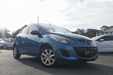 Blue 2012 Mazda 2 Hatchback Maxx