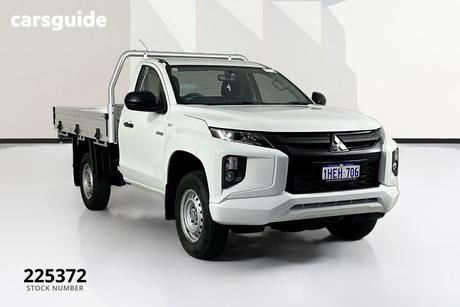 White 2020 Mitsubishi Triton Cab Chassis Glx (4X2)