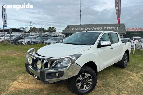 White 2016 Mazda BT-50 Dual Cab Utility Gt (4X4)