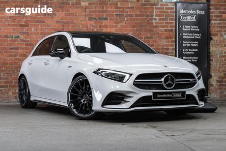 White 2022 Mercedes-Benz A35 Hatchback 4Matic