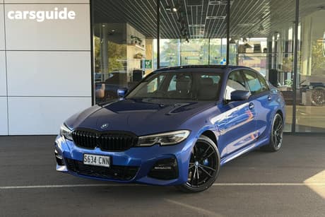 Blue 2021 BMW 330E Sedan Luxury Line Phev