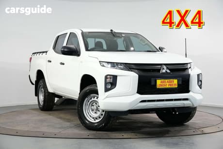 White 2020 Mitsubishi Triton Double Cab Pick Up Glx Adas (4X4)