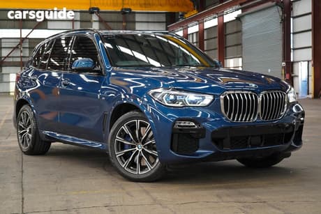 Blue 2018 BMW X5 Wagon Xdrive 30D