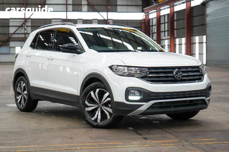 White 2021 Volkswagen T-Cross Wagon Citylife (Black Theme)