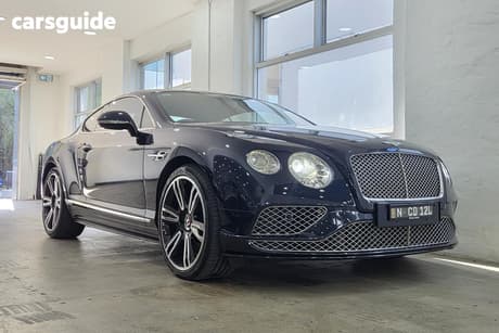 Blue 2017 Bentley Continental Coupe Gt V8 S