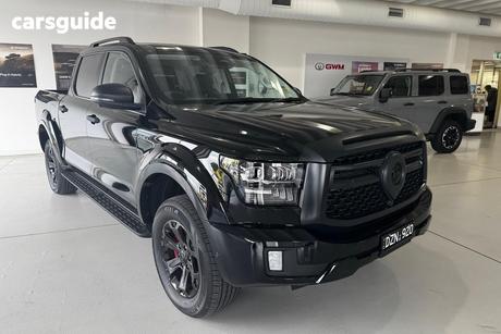 Black 2026 GWM Cannon Alpha Dual Cab Utility Ultra Phev (4X4)