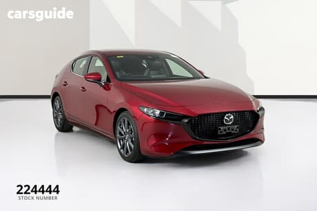 Red 2020 Mazda 3 Hatchback G20 Touring