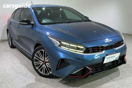 Blue 2022 Kia Cerato Hatchback Gt