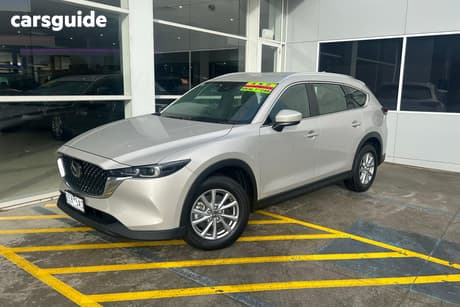 Silver 2023 Mazda CX-8 Wagon G25 Sport (Fwd)