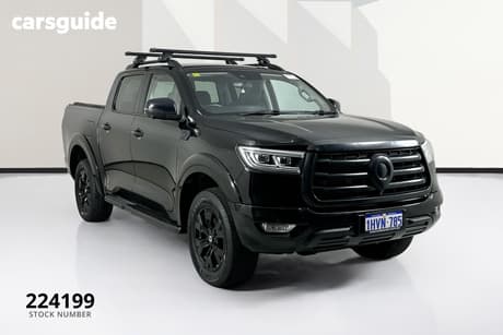 Black 2023 GWM UTE Dual Cab Utility Cannon Vanta (4X4)