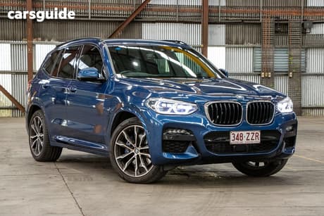 Blue 2020 BMW X3 Wagon Xdrive30I M Sport