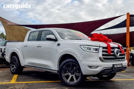 White 2020 GWM UTE Dual Cab Utility Cannon (4X4)