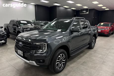 Grey 2024 Ford Ranger Double Cab Pick Up Sport 3.0 (4X4)