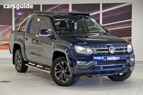 Blue 2022 Volkswagen Amarok Dual Cab Utility Tdi580 Highline 4Motion