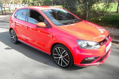 Red 2015 Volkswagen Polo Hatchback Gti