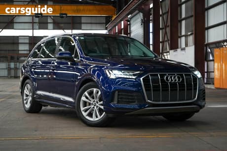 Blue 2023 Audi Q7 Wagon 45 Tdi Quattro Dynamic Black