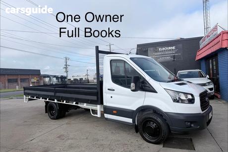 White 2018 Ford Transit Cab Chassis 470E