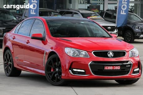 Red 2015 Holden Commodore Sedan Ss-V Redline