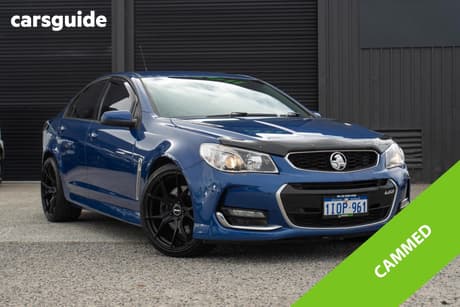Blue 2017 Holden Commodore Sedan Ss