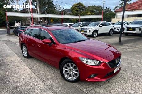 Burgundy 2015 Mazda 6 Wagon Sport