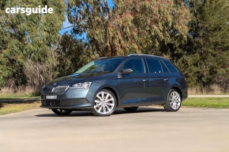 Grey 2020 Skoda Fabia Wagon 81 Tsi