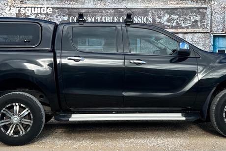 Black 2012 Mazda BT-50 Dual Cab Utility Gt (4X4)