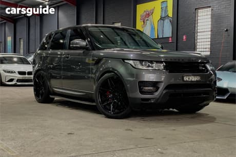 Grey 2015 Land Rover Range Rover Sport SUV V6SC HSE 4X4