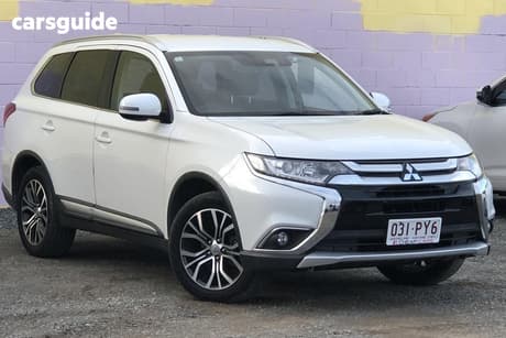 White 2018 Mitsubishi Outlander Wagon Ls 7 Seat (Awd)