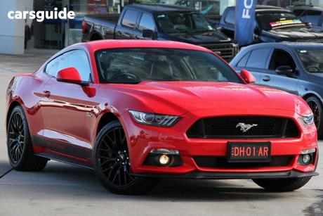 Red 2016 Ford Mustang Coupe Fastback Gt 5.0 V8