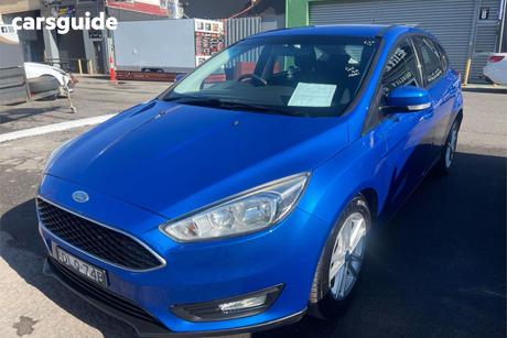 Blue 2016 Ford Focus Hatchback Trend