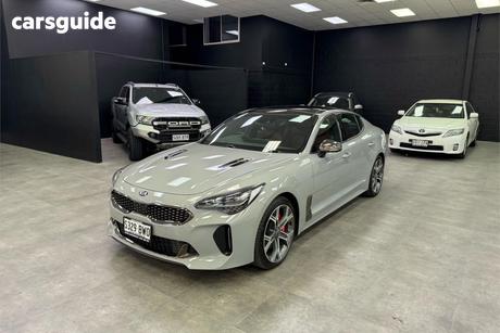 Grey 2018 Kia Stinger Sedan Gt (Black Leather)