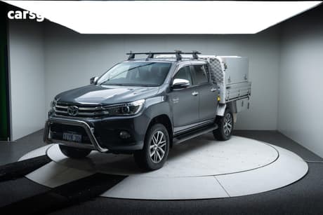 Grey 2016 Toyota Hilux Dual Cab Utility Sr5 (4X4)