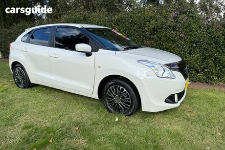 White 2017 Suzuki Baleno Hatchback Gl