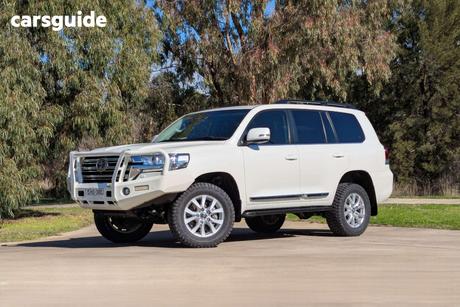 White 2020 Toyota Landcruiser Wagon Lc200 Sahara (4X4)