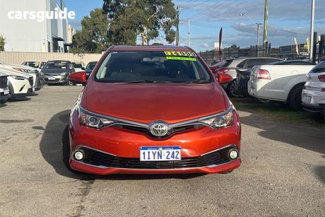Orange 2014 Toyota Corolla Hatchback Ascent Sport