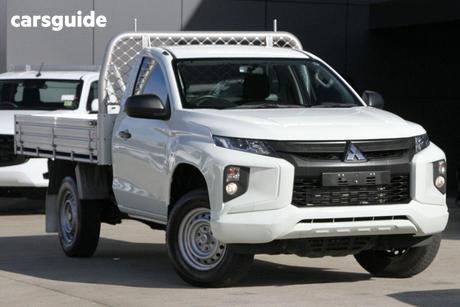 White 2021 Mitsubishi Triton Cab Chassis Glx (4X2)