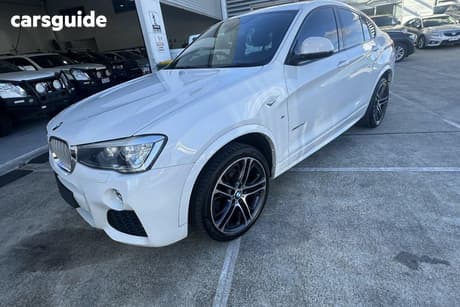 White 2015 BMW X4 Coupe Xdrive 30D