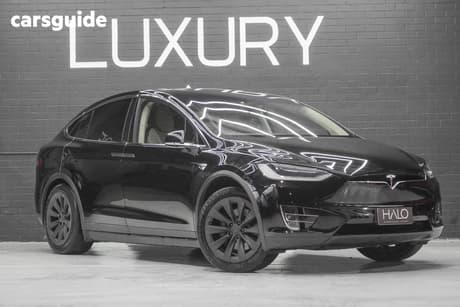 Black 2017 Tesla Model X Wagon 75D