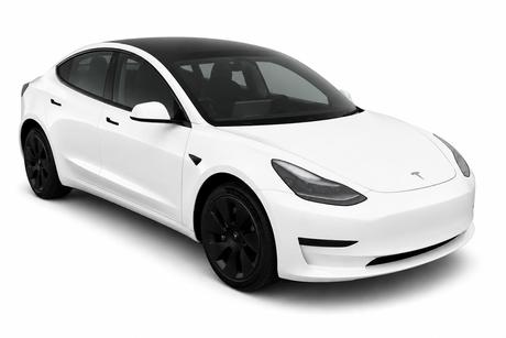 White 2022 Tesla Model 3 Sedan Rear-Wheel Drive