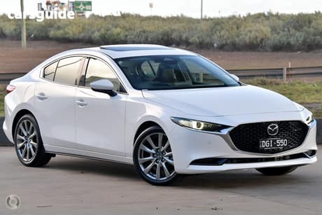 White 2025 Mazda 3 Sedan G25 Astina