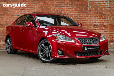 Red 2012 Lexus IS250 Sedan F Sport