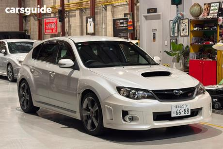 White 2009 Subaru Impreza Hatch WRX STI