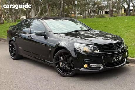 Black 2014 Holden Commodore Sedan Ss-V Redline