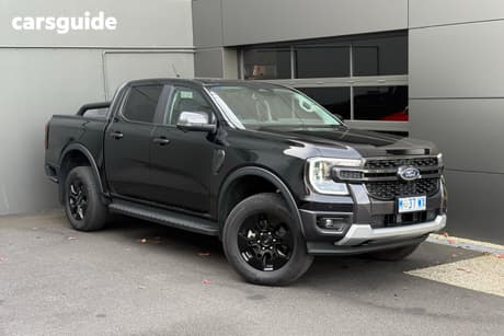 Black 2025 Ford Ranger Double Cab Pick Up Phev Sport (4X4)