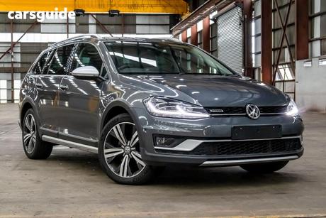 Grey 2017 Volkswagen Golf Wagon Alltrack 135 Tdi Premium