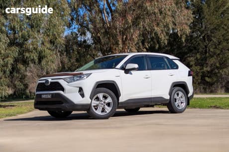 White 2020 Toyota RAV4 Wagon Gx 2Wd Hybrid
