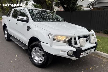 White 2017 Ford Ranger Dual Cab Utility Xlt 3.2 (4X4)