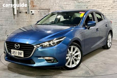 Blue 2016 Mazda 3 Sedan Sp25