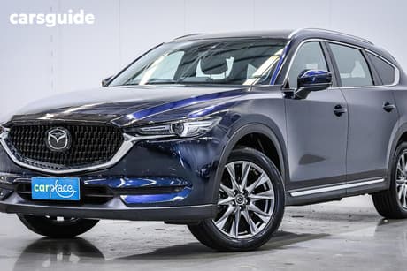 Blue 2022 Mazda CX-8 Wagon Gt (Fwd)